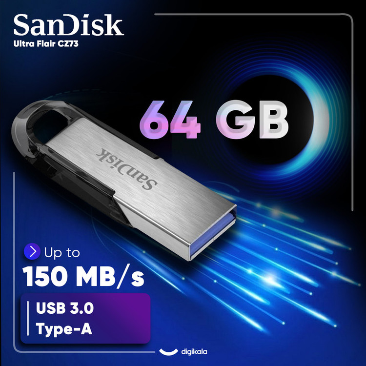 فلش سن دیسک مدل CZ73 - نمای دیگر