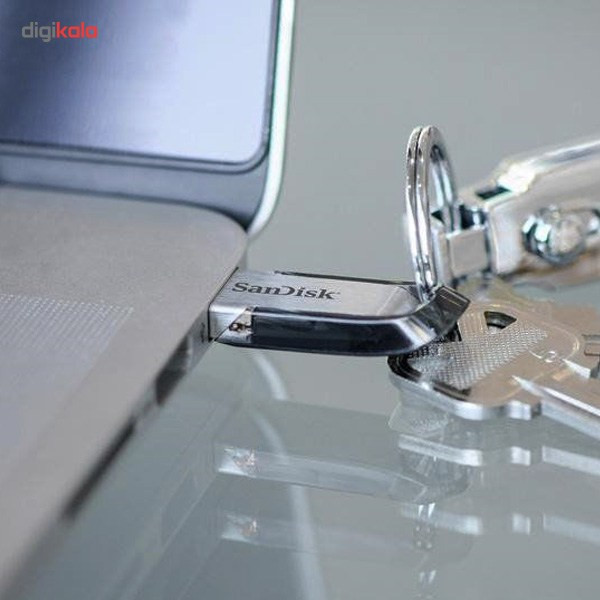 فلش سن دیسک مدل CZ73 - نمای بدنه فلزی