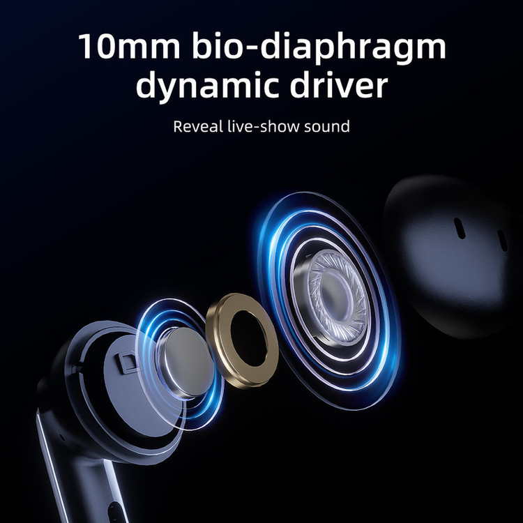 هدفون بلوتوثی QCY مدل T13 ANC 2 - نمای جعبه