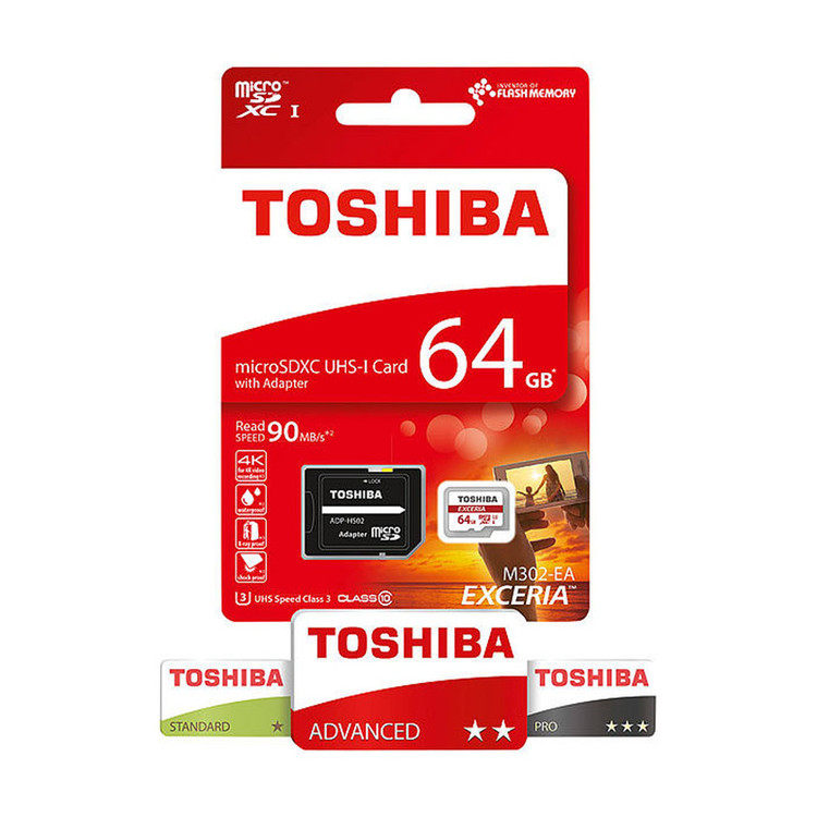 کارت حافظه توشیبا مدل EXCERIA - نمای کامل