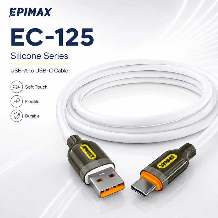 کابل شارژ اپیمکس EC-125 سیلیکونی Type-C