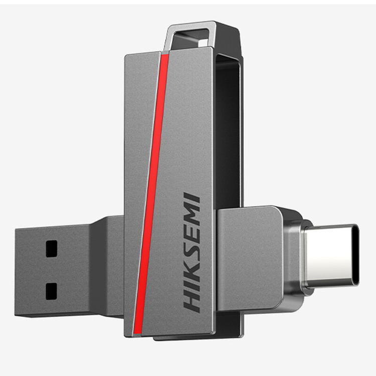 فلش مموری هایکسمی مدل E307C ظرفیت 64 گیگابایت USB 3.2 دوال اسلیم